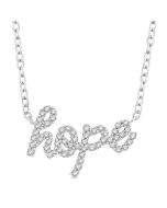 Script 'Hope' Diamond Name Necklace