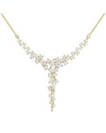 Mixed Shape Scatter Diamond Necklace