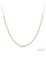 Wisteria Quiana Halfway Diamond Tennis Necklace