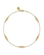14K Yellow Gold Bujukan Chain Ankle Bracelet