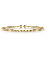 14K Yellow Gold Bujukan Split Bangle