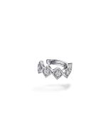 LinXeXe 14K White Gold Diamond Modern