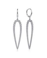 925 Sterling Silver Bujukan Drop Earrings