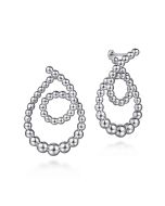 925 Sterling Silver Bujukan Twisted Hoop