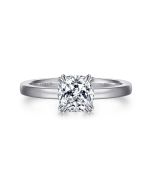 Apollo Aureole Diamond Semi-Mount Ring