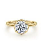 Reef Paragon 14K Yellow Gold Diamond Semi-Mount Ring
