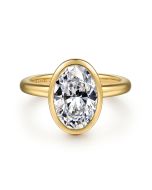 Bay Eternelle 14K Yellow Gold Diamond Bezel Ring