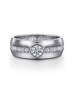 ThLoIs 14K White Gold Diamond Ring