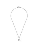 22 Inch 925 Sterling Silver Chai Pendant Necklace