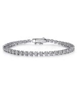 Valora Mirage Poise 14K White Gold Diamond Classic Tennis Bracelet