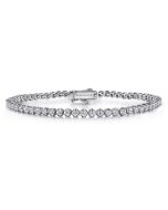 Marbella Whisper Grace 14K White Gold Diamond Tennis Bracelet