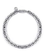 925 Sterling Silver Tubular Chain Bracelet