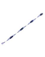 14kt White Gold Bellarri Sapphire Bracelet