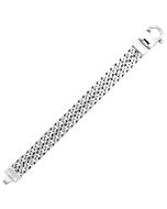 Silver White Gold Bracelet