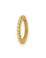 Novelle 14k 14 Gauge Beaded Cartilage Ring