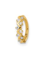 Briar 14k 16 Gauge CZ Cartilage Ring