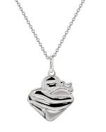 LCHS Sterling Silver Cat Pendant