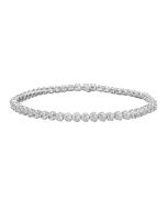 3ctw Diamond Tennis Bracelet Laying in Circle