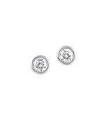 AeVelSol 14K White Gold Diamond Earrings