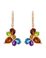 14kt Rose Gold Bellarri Rainbow Queen Bee Earrings