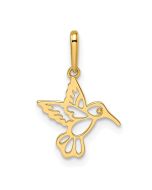 Happy Panda 14k Madi K Hummingbird Pendant