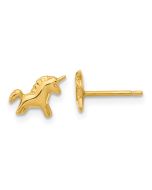 Buddy Spark 14K Madi K Polished Unicorn Post Earrings