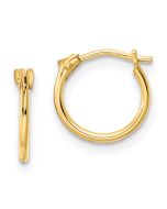 Sunny 14K Madi K Polished Hoop Earrings