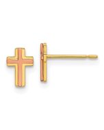 Bumble Pop 14k Madi K Two-tone Cross Post Earrings