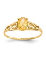 Glimmer Star 14k Madi K Synthetic Citrine Ring