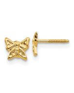 Merry Drift 14k Madi K Butterfly Screwback Earrings