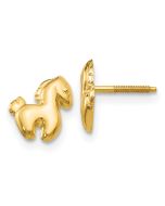 Lollipop Drift 14k Madi K Pony Screwback Earrings