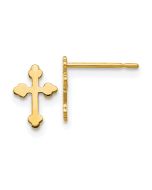 Muffin Glow 14k Madi K Children's Cross Post Earrings