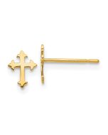 Lollipop Star 14k Madi K Children's Cross Post Earrings