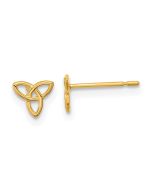 Cotton Buddy 14k Madi K Kids Celtic Knot Post Earrings