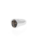 King Baby Traditional Cross Ring with Gold Alloy