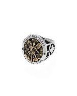 King Baby Saint Michael Ring w/ Gold Alloy
