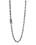 King Baby Boat Link Necklace with Lobster Clasp