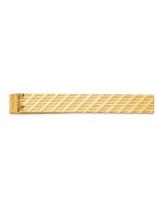 Alouette 14k Textured Tie Bar