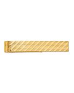 Caldera 14k Men's Textured Tie Bar