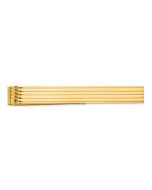 Lumine 14k Men's Grooved Tie Bar