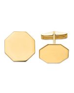 Orion 14K Mens Octagonal Cuff Links
