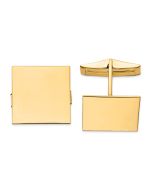 Velora 14K Mens Square Cuff Links