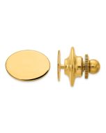 Eros 14k Men's Oval High Polished Tie Tac