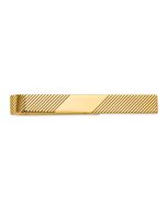 Ophira 14k Men's Grooved Engravable Tie Bar