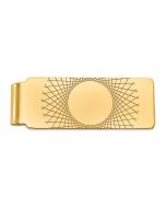 Briar 14k Men's Geometric Design Money Clip