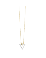 Triangle Diamond Pendant 