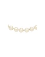 Bright Jasmine Majestik 10-11mm White Imitation Shell Pearl Hand-knotted Slip-on Necklace