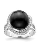 Phoenix Crest Pearl Ring