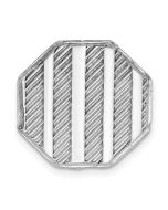 Amara Sterling Silver Rhodium-plated Tie Tac
