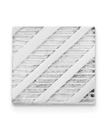 Cadenza Sterling Silver Rhodium-plated Tie Tac